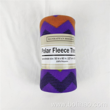 Factory Direct Sales Polyester Fiber Polar Fleece Throw Blanket Fleece Wearable Blanket
